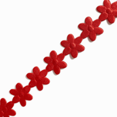 Flor Pétalos Rojo 20mm,10yds.1