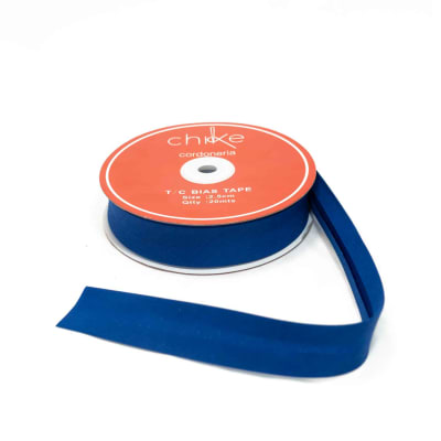 Sesgo AZUL REY 25MM (20 Mts)