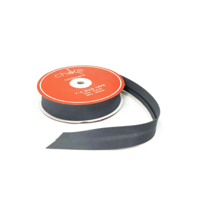 Sesgo PLOMO OSCURO 25MM (20 Mts)1