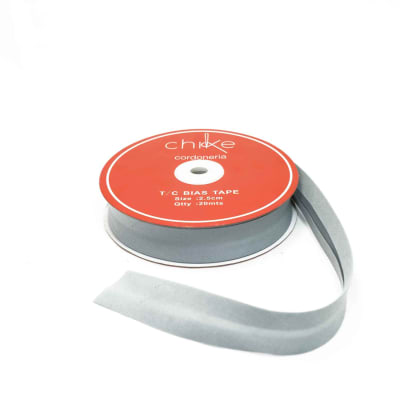 Sesgo PLOMO PLATA 25MM (20 Mts)1