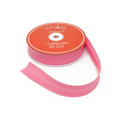 Sesgo ROSADO 25MM (20 Mts)1