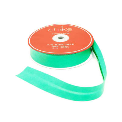 Sesgo VERDE AGUA 25MM (20 Mts)1