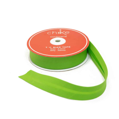 Sesgo VERDE PISTACHO 25MM (20 Mts)1