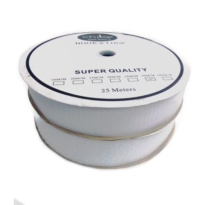 Velcro Blanco 5CM (Par Rollos 25 Mts)1