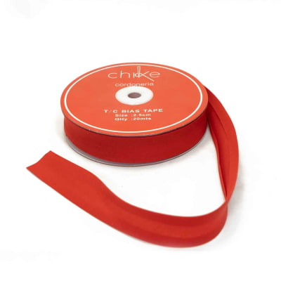 Sesgo ROJO 25MM (20 Mts)1