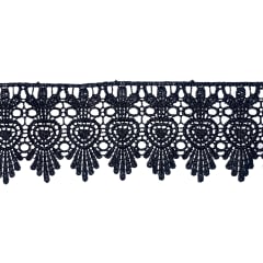 Blonda Macramé 0956 Negro 6.5cm 10yds