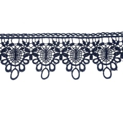 Blonda Macramé 0958 Negro 5cm 10yds