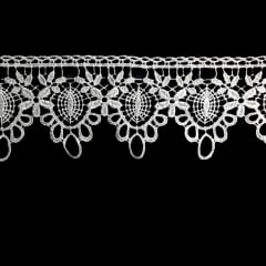 Blonda Macrame 0958 Blanca 7.5 cm 10 Yds