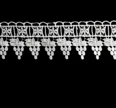 Blonda Macrame 0960 Blanca 6cm 10 Yds