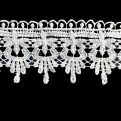 Blonda Macrame 0961 Blanca 7.5cm 10Yds