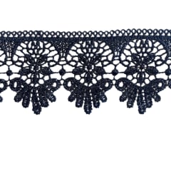 Blonda Macrame 0962 Negro 5.5cm 10 yds