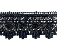 Blondas Macrame Negra 1069 5cm 10yds