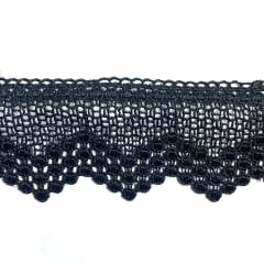 Blondas Macrame 1070 Negro 5cm 10yds