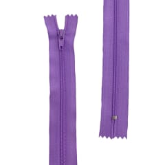 CIERRE NYLON #3 LILA - 45 CM/50 PCS