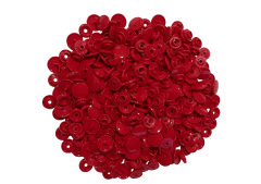 Broche snap 12.2mm - Rojo