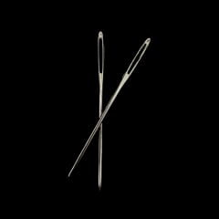 AGUJA LANA METAL 2 UNIDADES