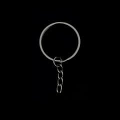 ARGOLLA LLAVERO REDONDO PLATA 100 UNIDADES