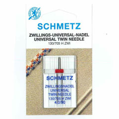 Aguja Doble Schmetz 90