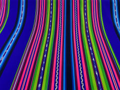 Tela Andina Fondo Azul  Rey 1.5 mts x 1 mt.