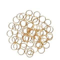 Argollita Llavero Dorado (200 und)