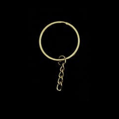 ARGOLLA LLAVERO REDONDO ORO 100 UNIDADES