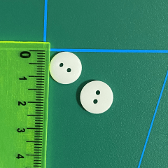 botón clásico (20 L-12 mm)144 unid. Blanco