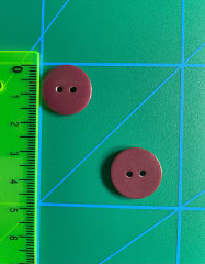 Botón Clásico Burdeo (28 L-18 mm)