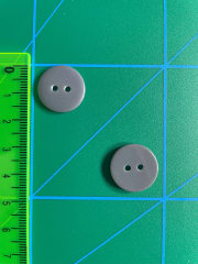 Botón Clásico Gris  (28 L-18 mm)