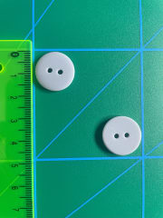 Botón Clásico Gris Plata(28 L-18 mm)