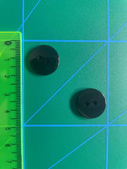 Botón Clásico Negro (28 L-18 mm)144 unid.