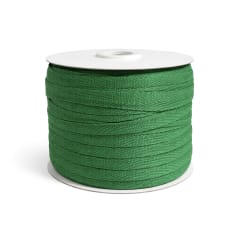 Cinta Espiga Poliéster 10mm. Verde Navidad Rollo 100mts.