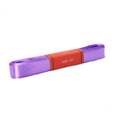 Cinta Raso Lila 15MM (10 Mts) Paq. 10 UND 