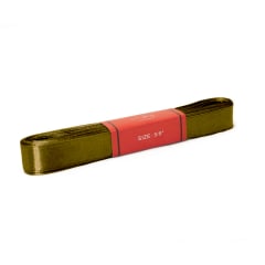 Cinta Raso Mostaza 15MM (10 Mts) Paq. 10 UND 