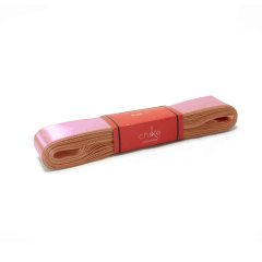 Cinta Raso Palo De Rosa 25MM (10 Mts) Paq. 5 UND 