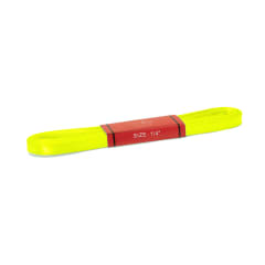Cinta Raso Amarillo Fluor 7MM (100 Mts)