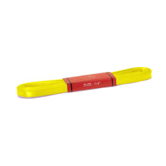 Cinta Raso Amarillo Fuerte 7MM (100 Mts)