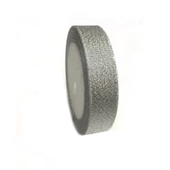 Cinta Matri Metalizado PLATA 19MM (Rollo 15 Mts)