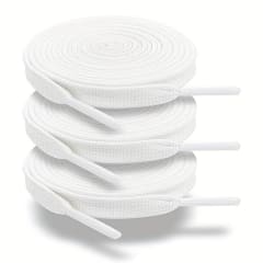 Cordon Zapatilla Plano Blanco 120 cm (und)