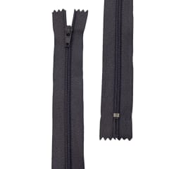 CIERRE NYLON #3 PLOMO OSCURO - 45 CM/50 PCS