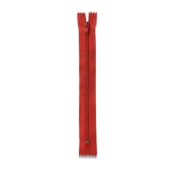 CIERRE NYLON #3 ROJO-18 CM/50 PCS