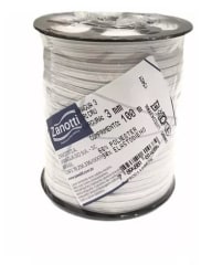 Elasticos blanco Zenit 100 mts 3 mm