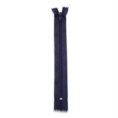 CIERRE NYLON #3 AZUL MARINO -18 CM/50 PCS