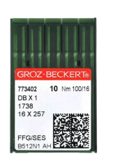 GROZ - BECKERT- talón delgado 100/16