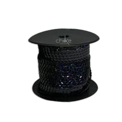 Cadena Lentejuelas Tornasol NEGRO (80 Yardas)