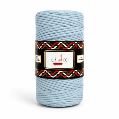 Macrame 3mm Peinado Celeste 400 gr
