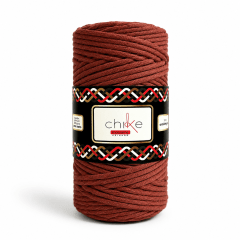 Macrame 3mm Peinado Terracota 400gr