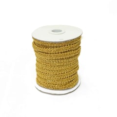 Pasamanería Metalizado Corbata Chica ORO 25mts