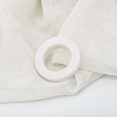 OJETILLO PLASTICO BLANCO BOLSA 100 UNIDADES