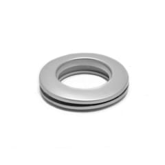 OJETILLO PLASTICO PLATA 100 UNIDADES