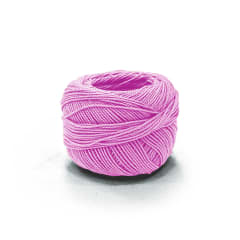 Perlé Ovillo 100% Algodón A-1050 ROSADO BEBÉ (10 UND)